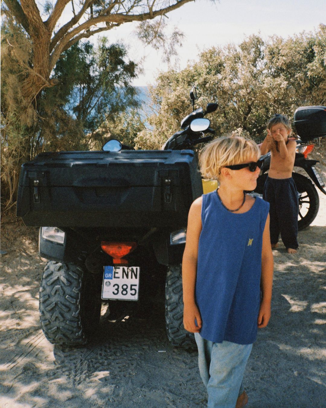 zee zee singlet | lapis blue