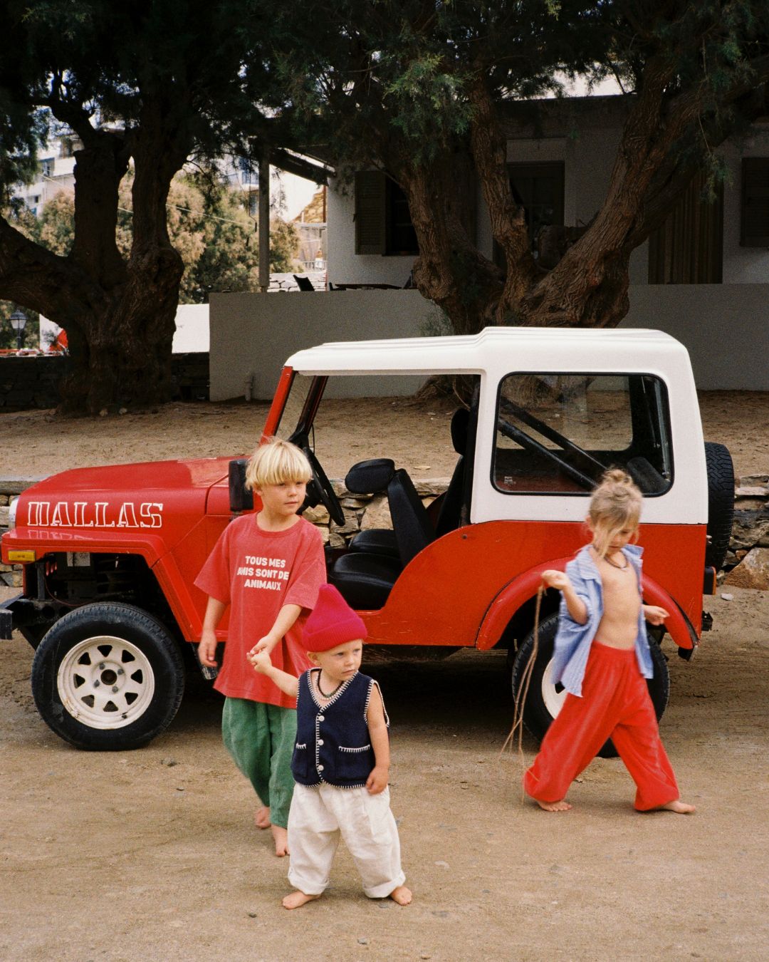 little fox vest | navy
