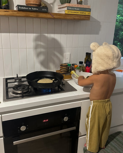 bear hat | milk