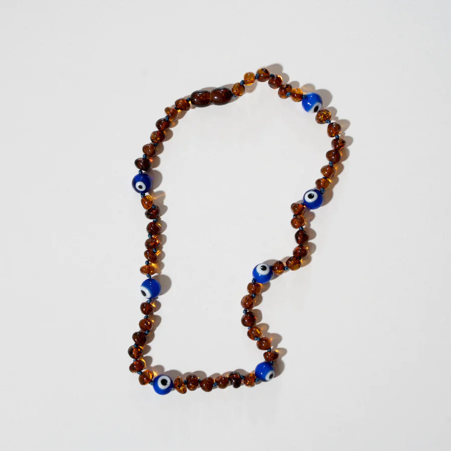 baltic amber necklace | evil eye