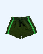 Load image into Gallery viewer, twin stripe swim short | frog
