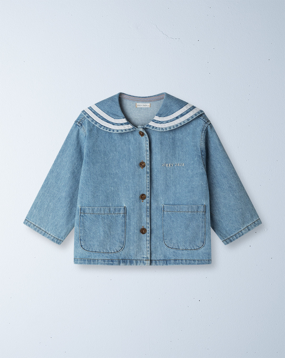 ahoy sailor jacket | denim blue