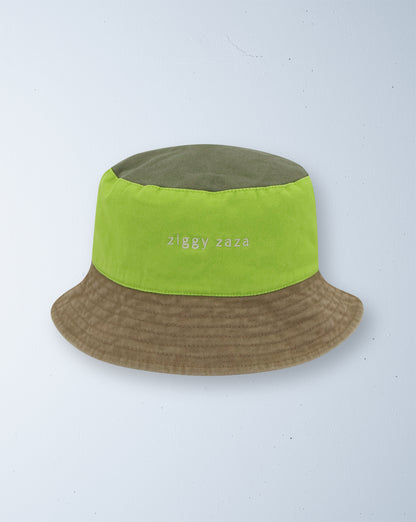 lala bucket hat | frog / khaki