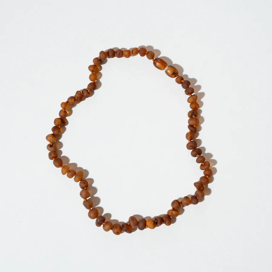 baltic amber necklace | raw caramel