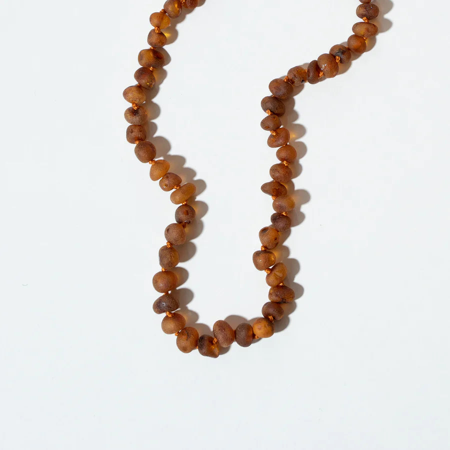 baltic amber necklace | raw caramel