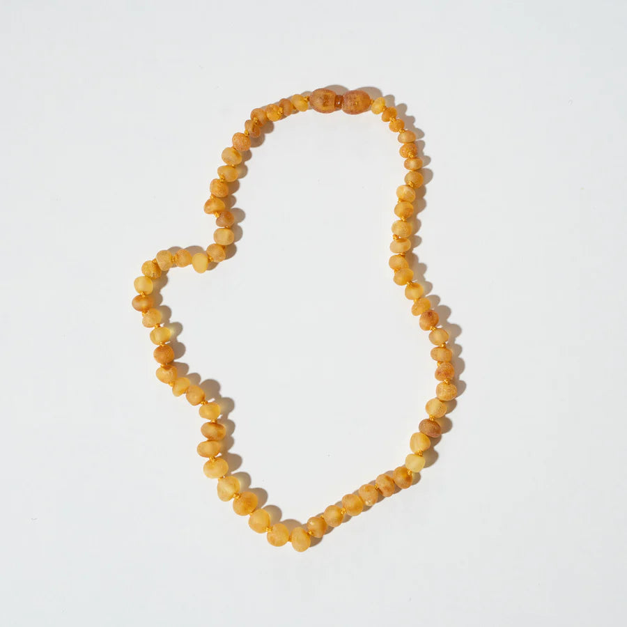 baltic amber necklace | raw honey
