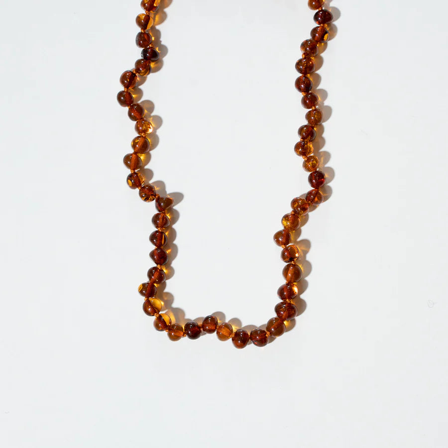 baltic amber necklace | caramel