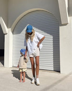Load image into Gallery viewer, violets are blue cap | washed blue

