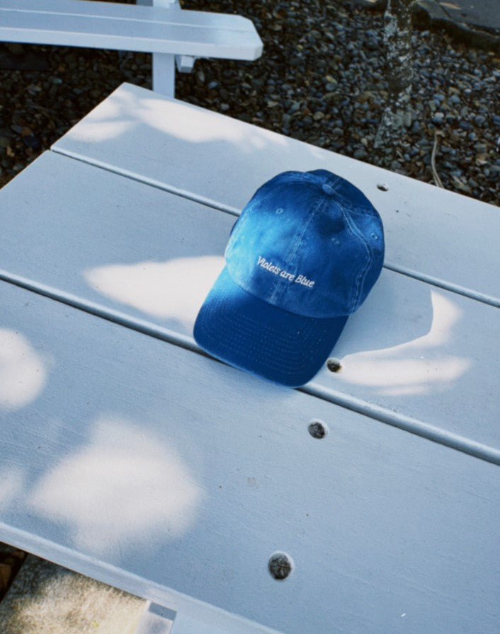 violets are blue cap | washed blue