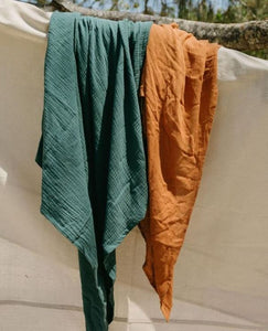 muslin wrap | jungle