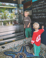 Load image into Gallery viewer, twin stripe terry pant | verde
