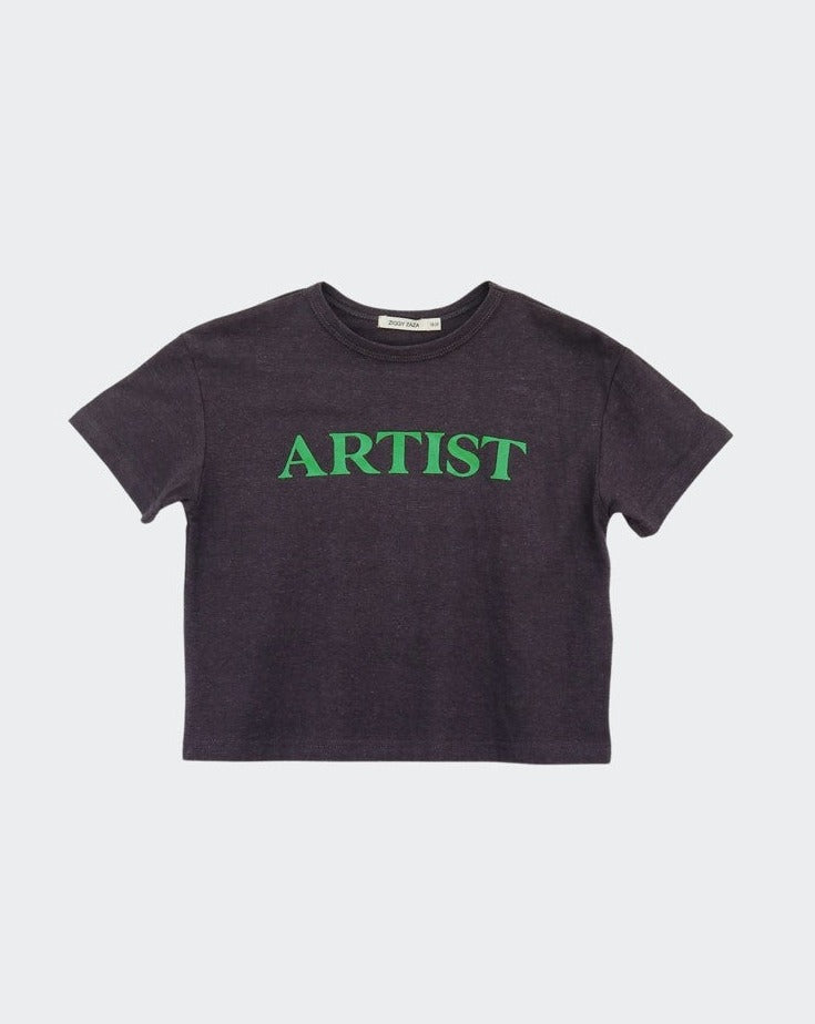 artist tee | bright green