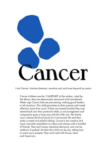 cancer zodiac print