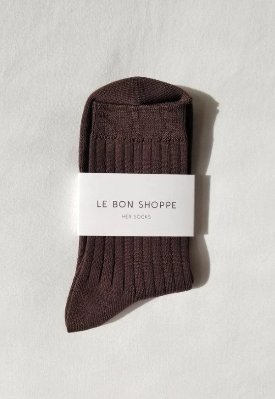 womens her socks | coffee